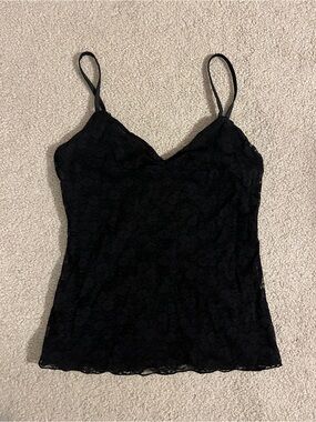 Brandy Melville Black Lace Camisole Tank